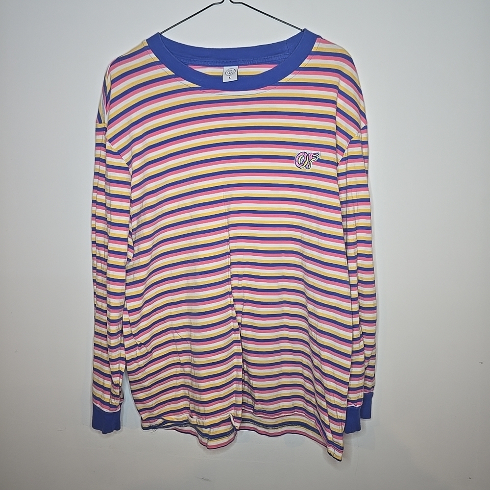 Odd Future OF Long Sleeve Tyler The Creator Striped Shirt